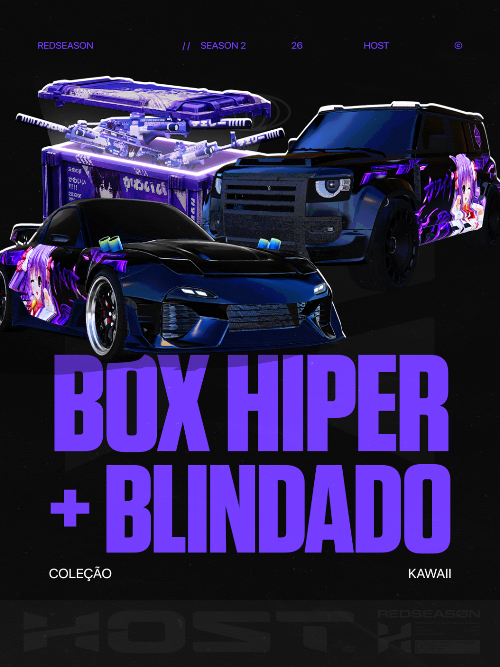 Box Hyper + Blindado Kawaii - WIPE